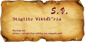 Stiglitz Viktória névjegykártya